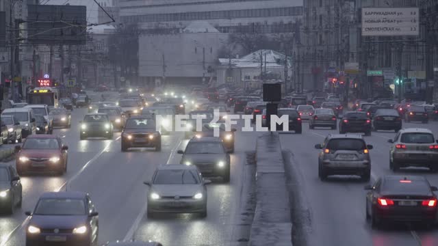 The traffic on the garden ring. Rapid.
Moscow.
Transport.
Triumphal square
Krasnopresnenskaya...