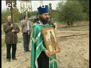 Footage The Temple of Saint Ouar in the Ivanovo Region. (2005)