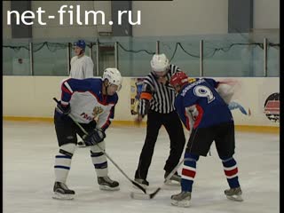 Footage Training match hockey League Kaliningrad. (2010)