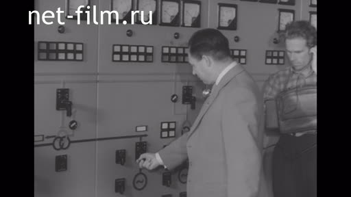 Сюжеты Пуск первого агрегата Бухтарминской ГЭС. (1960)