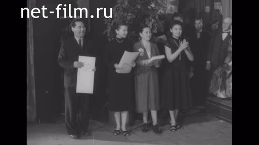 Сюжеты Кинематографисты Казахской ССР на кинофестивале в Риге. (1958)