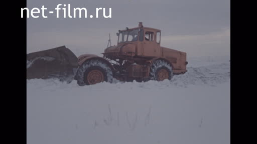 Сюжеты Снегозадержание в Восточно-Казахстанской области. (1976)