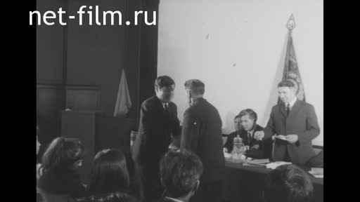 Footage Awarding of employees of the Kazakhfilm film Studio". (1968)