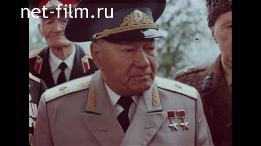 Footage Talgat Begeldinov at the Memorial of Glory. (1993)