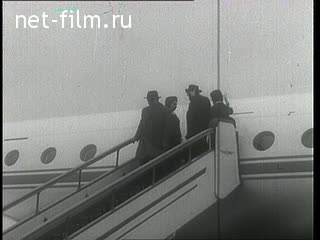Сюжеты Прибытие делегации в Звездоград (Байконур). (1966)