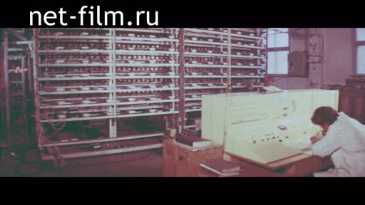 Footage Installation of electric control panel. (1971 - 1975)