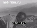 Film director Novozhilov Gennady and cameraman Unleashed Eugene. (1965)