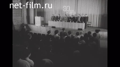 Сюжеты Встреча с фронтовыми кинооператорами. (1975)