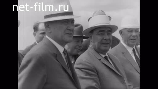 Footage Brezhnev LI In Kazakhstan. (1966)