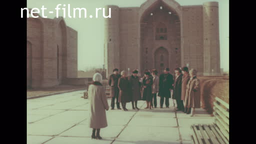 Footage Creative group "Kazakhfilm" in Southern Kazakhstan. (1986)