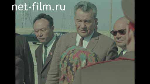 Сюжеты Д.А.Кунаев в гостях у нефтяников Мангышлака. (1972)