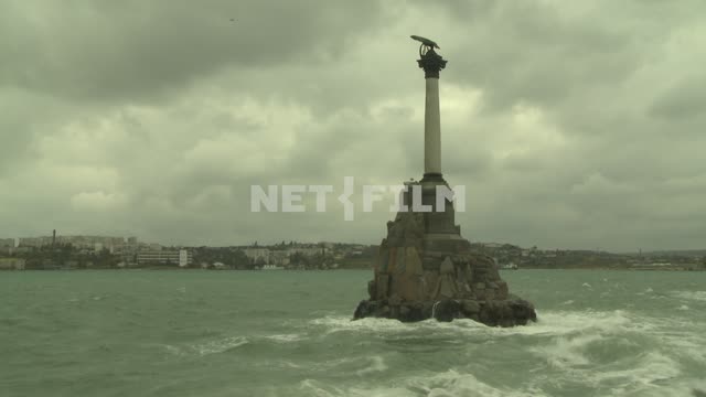 The monument to sunken ships in Sevastopol Sevastopol.
Architecture.
The black sea fleet.
A storm...