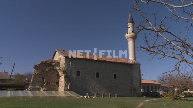 Khan Uzbek mosque and minaret. Koktebel, Stary Krym, a mosque, a minaret, Islam.