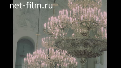 Footage The Kremlin, Grand Kremlin Palace, St George's hall. (1975 - 1985)
