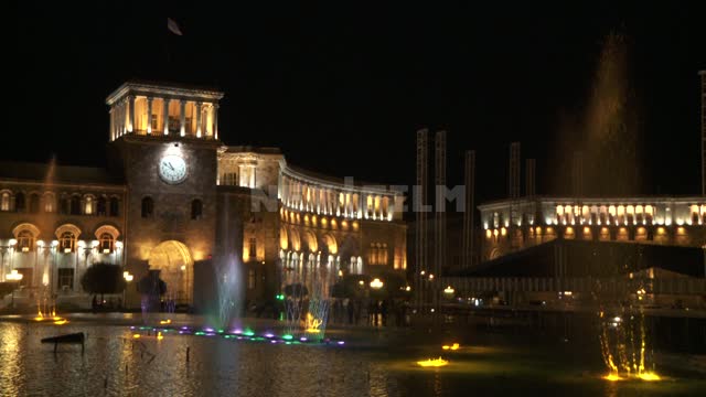 Singing fountains in Republic square.
Yerevan....