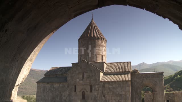 Tatev monastery in Armenia. Architecture.
Nature.
Mountains.
Temple.
Church.