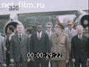 Footage The visit of the President of Angola, josé Eduardo DOS Santos in Soviet Union. (1983)