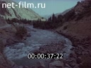 Footage Mountain scenery (rocks, rivers, waterfalls, meadows). (1975 - 1985)
