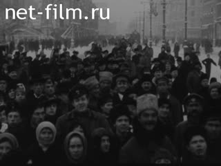 Footage Historical and political events in Russia. (1917)