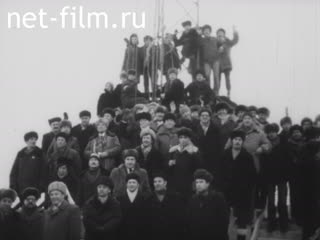 Newsreel Leningrad chronicles 1985 № 6 Construction in the Bay (issue two)